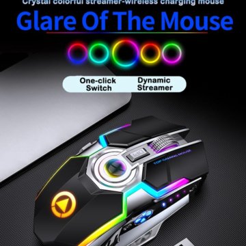 Беспроводная мышь Pro Gamer аккумуляторная новая.