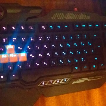 Клавиатура и мышь Bloody.