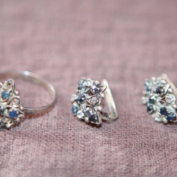 Винтажные серьги СССР