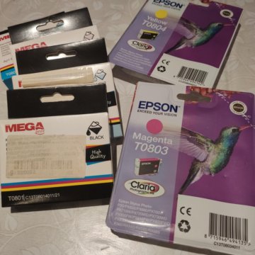 Картриджи Epson и Mega print