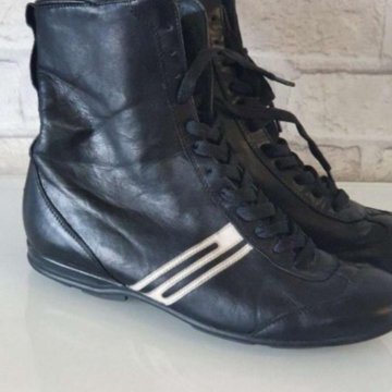 Ботинки/борцовски кожаные 37 размер