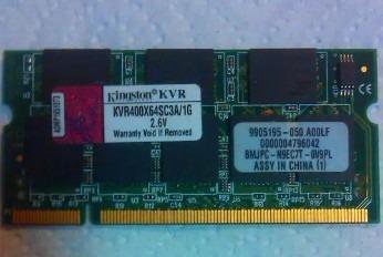 Оперативная память ноутбука DDR-1GB