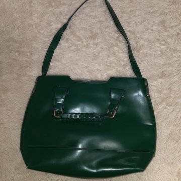 Большая зеленая сумка