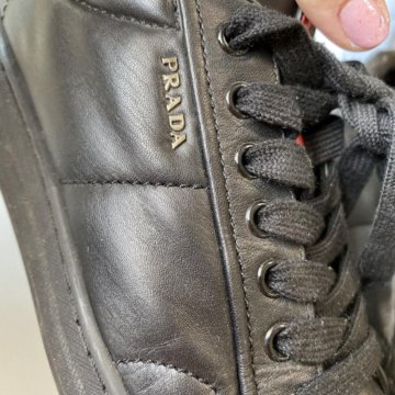 Ботинки натуральная кожа prada 37