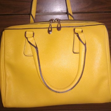 Сумка горчичного цвета