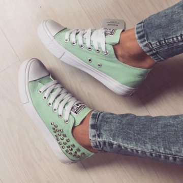 Кеды мятные