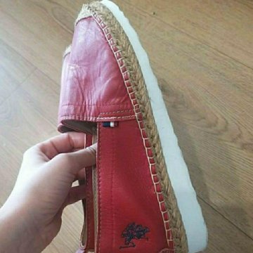 Слипоны кожаные U.S. polo Assn.