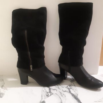 Сапоги замшевые размер 39