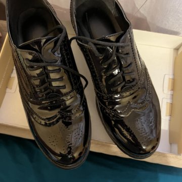 Полуботинки лаковые zenden