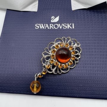 Брошь Pat Maseda Swarowski оригинал