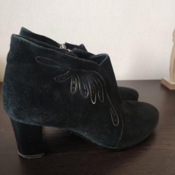 Ботильоны натуральная замша