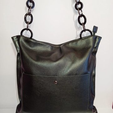 Сумка стильная натуральная КОЖА НОВАЯ