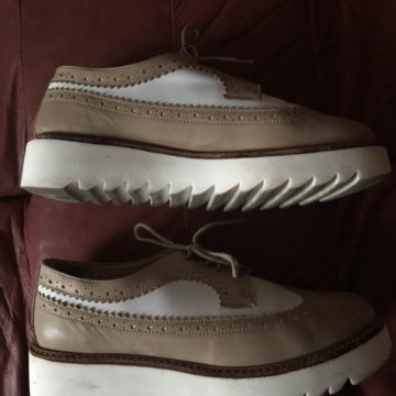 Мокасины-оксфорды нат кожа жен. Р.40