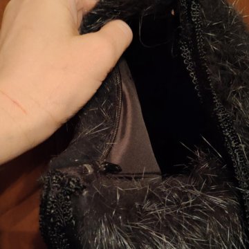 Сумка из меха нутрии