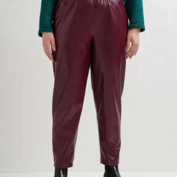 Брюки из эко-кожи