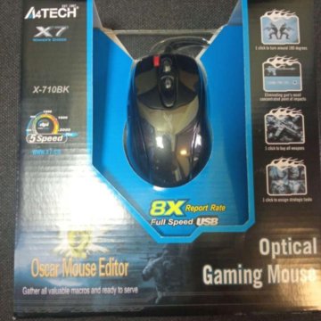 Игровая мышь a4tech новая