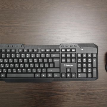 Беспроводная клавиатура +мышь defender jakarta