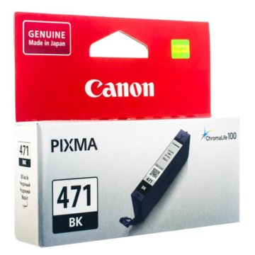 0400C001, Картридж Canon CLI-471 BK Струйный Черны