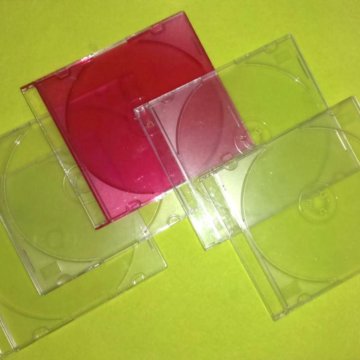 Боксы для CD и DVD дисков (5 штук)