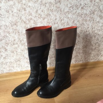 Сапоги Импортные Натуральная кожа