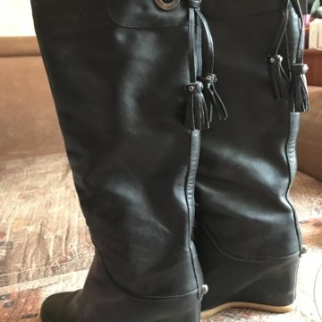 Сапоги натуральная кожа