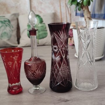 Хрустальные вазы ссср