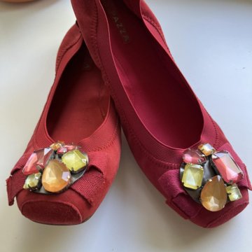 Новые замшевые балетки Apepazza (Italy)