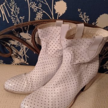 ЛЕТНИЕ КОЖАНЫЕ САПОЖКИ.