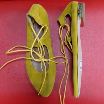 Лоферы. Мюли. Италия. Натуральная замша.