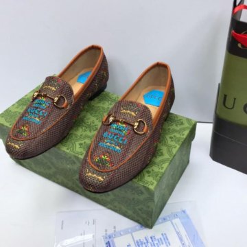 Лоферы текстиль Gucc&