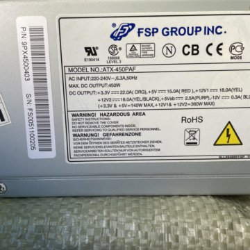 Блок питания Atx-450paf