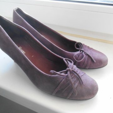 Итальянские замшевые туфли