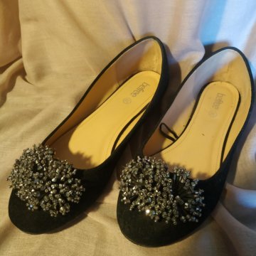 Балетки Beefree 37,5 р черные