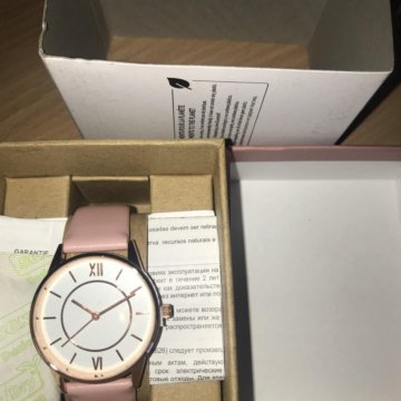 Новые розовые часы Yves Rocher
