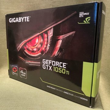 Коробка от видеокарты Geforse GTX 1050ti