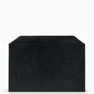 Женская сумка через плечо из натуральной кожи черн