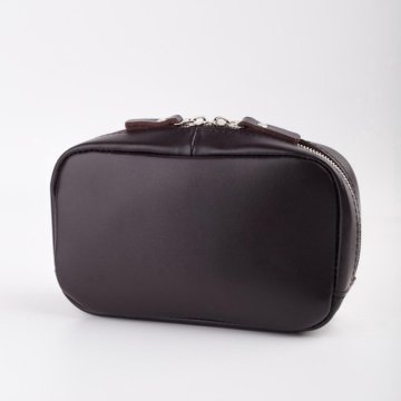 Женская поясная кожаная сумка коричневая A0072 min