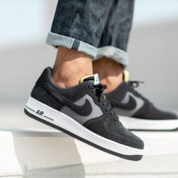 NIKE Air Force 1 '07 LV8 Black/Game Royal-White