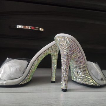 Туфли фитнес бикини со стразами