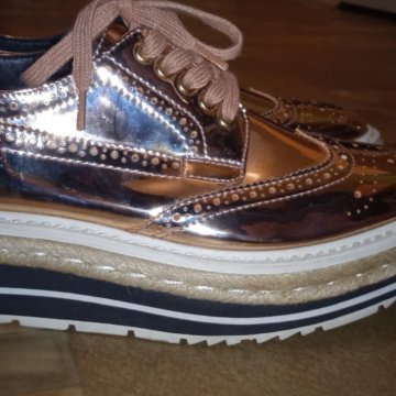 Ботинки кожанные