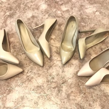 Лодочки бежевые 39,40,41