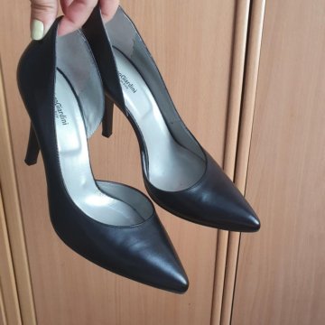 Туфли-лодочка кожа 38