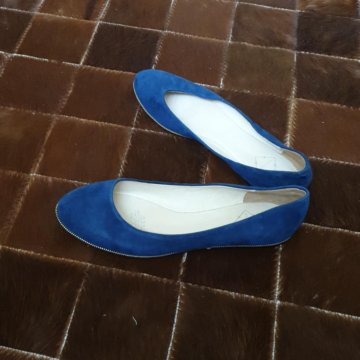 Балетки mascotte, новые, велюр, размер 38