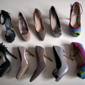 37 37.5 туфли 4 пары Женские босоножки новые и бу