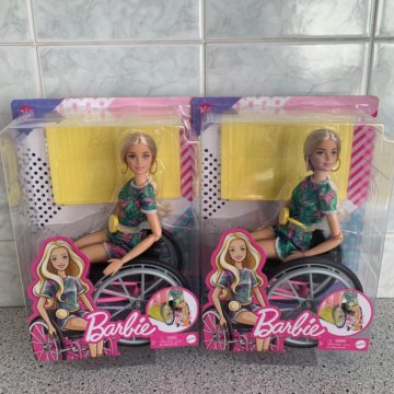 Кукла barbie в инвалидном кресле grb93