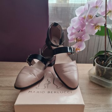 Кожаные туфли р-р 38