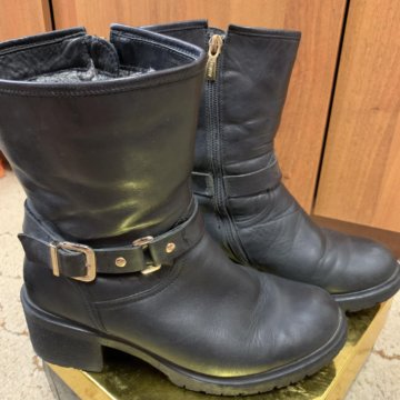 Зимние ботинки Belwest из натуральной кожи и меха