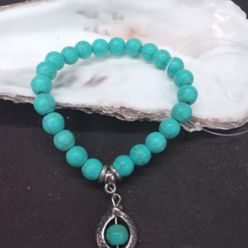 Браслет, бирюза
