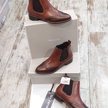 Ботинки из натуральной кожи