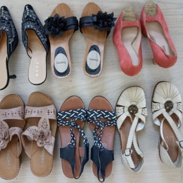 Босоножки туфли новые кожа